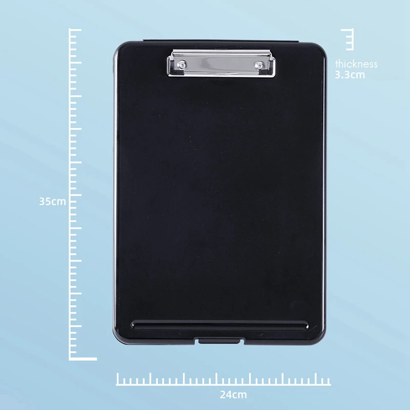 A4 tas File kertas uji penyimpanan kotak File multifungsi plastik alat tulis kantor