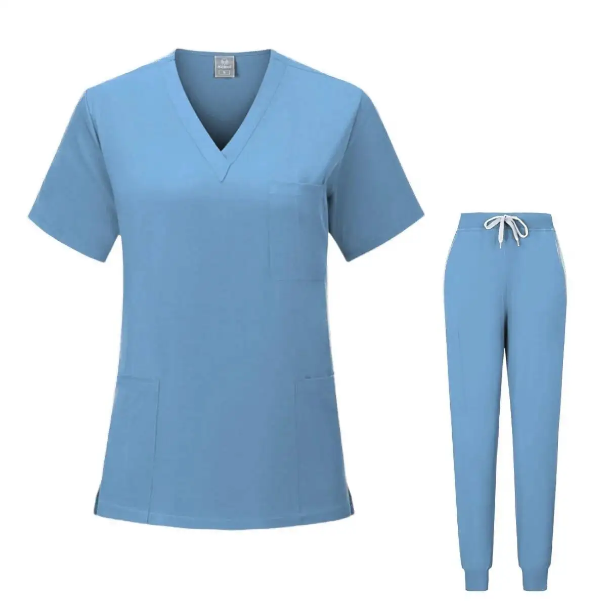 

Разноцветная медицинская униформа, набор скрабов для больничных хирургических медсестер, унисекс, аксессуары для медсестер, стоматологическая клиника, спецодежда для салона красоты