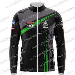 Sweats à capuche zippés pour hommes et femmes, vestes Kawasaki Racing, passionnés de course, nouveau, 2024