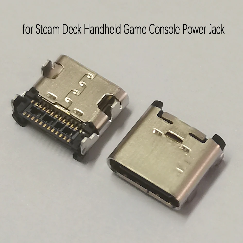 1Pc USB C 12X2 24Pin SMT DIP USB3.2 Type-C Female Socket Charging Port Connector For Steam Deck Handheld Game Console Power Jack