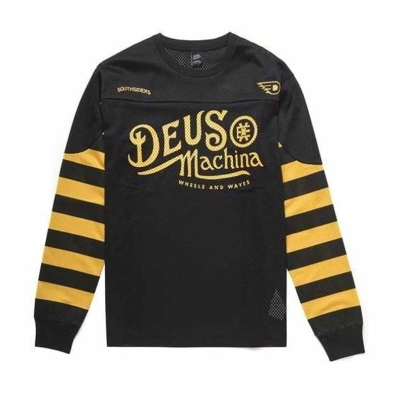 DEUS EX MACHINA Vintage Street Harajuku T-Shirt z krótkim rękawem Topy Kobiety Mężczyźni Letnia koszula Moda Unisex Teeshirt enduro kolarstwo