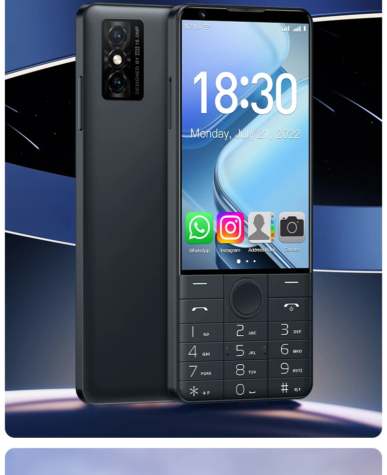 DOOV R70 4G Android Phone Google Play Smartphone Dual SIM 6GB RAM 128GB Storage 4.0" IPS Display Physical Keyboard Mobile Phone