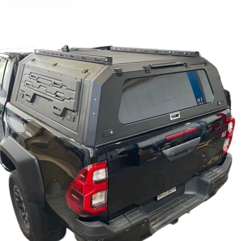 4x4 Aluminum Ute Camper Shell Pickup Box Hard Top Truck Canopy for 2012 2013 Hilux N70 Rogue Single Double Cab