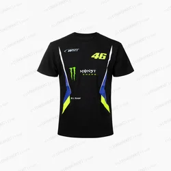 2024 Rossi Motorcycle 3D Printing Workwear Men's Motorbike racing T-Shirts Summer Leisure Breathable Tee Sportswear Tops