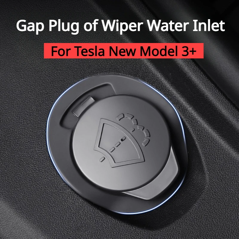 Wiper Water Inlet Protection for Tesla Model 3 Y Gap Plug Prevent Liquid Intrusion Anti-aging Silicone 2024 New Model3 Highland