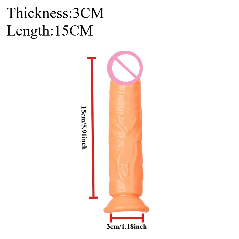 Cheap 5 Colors Small Transparent Dildo Suction Cup Jelly Dick Women Erotic Anal Sex Toys Soft Clitori Vaginal Masturbators Penis view 5