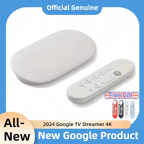 Original 2024 Google TV Streamer 4K, 32GB of Storage, Netflix Certified Dolby Vision&amp;Atmos Up to 4K HDR 60 FPS