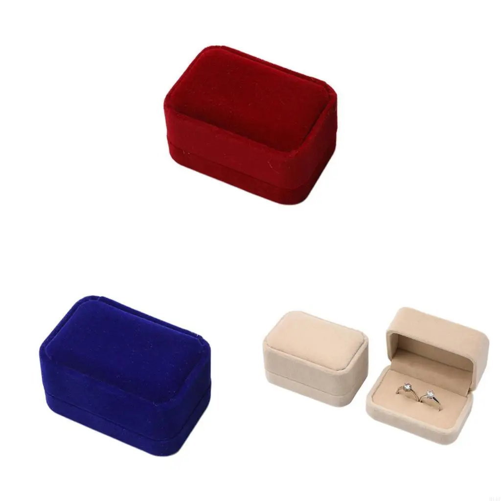 91AF Luxury Ring Gift Box Suitable for Proposal Wedding Engagement Birthday Valentine's Day Mother's Day Christmas