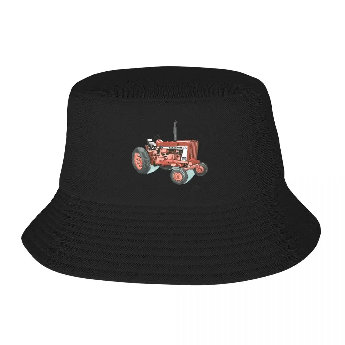 

International Tractor Bucket Hat funny hat Rave Streetwear Caps For Men Women's