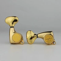 Guyker 3R3L cabezales de máquina de guitarra 1:21 clavijas de afinación selladas juego de afinadores de repuesto para guitarras eléctricas estilo ST TL SG