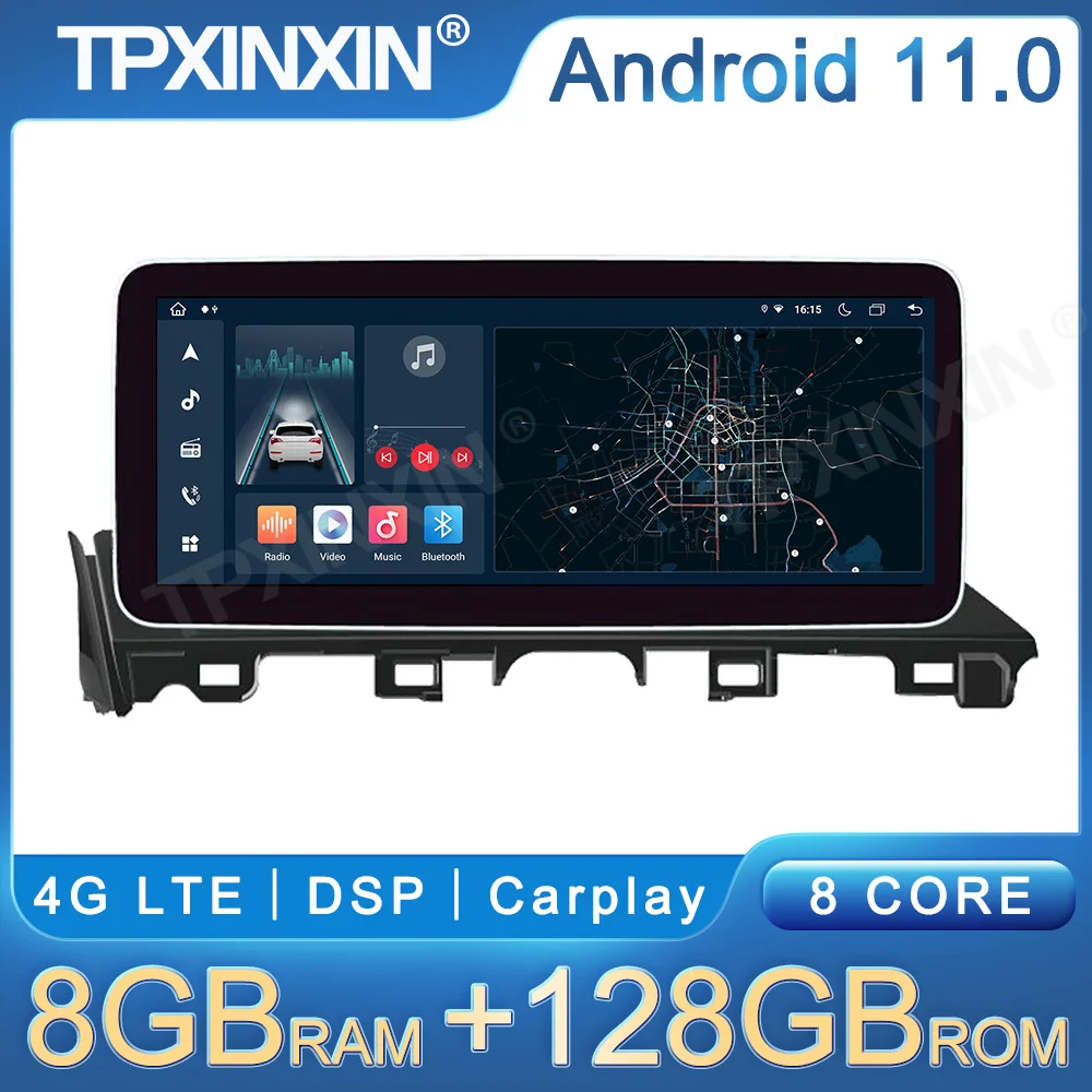 

12.3" Android 13 Car Radio For Mazda 6/Atenaz 2017 2018 Multimedia Player Wireless Carplay GPS Navi Din Auto Stereo Head Unit