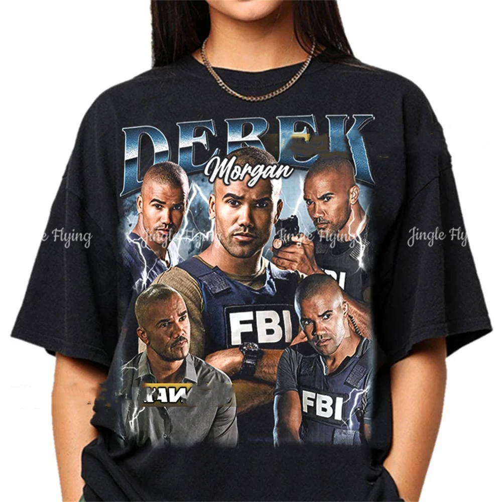 Limited Derek Morgan Vintage Shirt Gift For Woman And Man Unisex T-Shirt