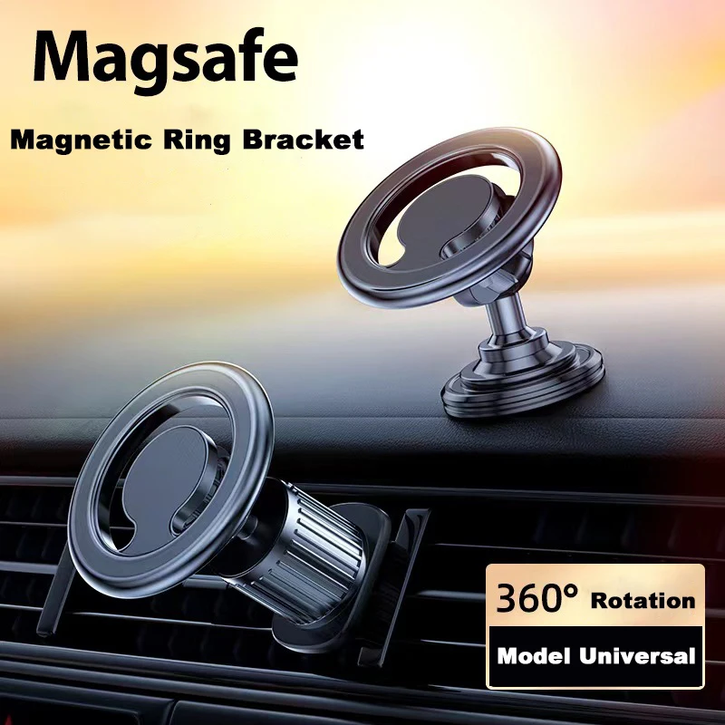 Magnetic Car Phone Holder Stand For iPhone 12 13 Magnet Car Air Vent Clip Cellphone Mount Mini Compact Car Phone Bracket