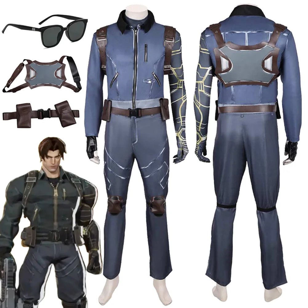 

Rival Soldier Bucky Barnes Cosplay Fantasy Clothing Game Superhero Costume Disguise Adult Men Roleplay Fantasia Party Outfits