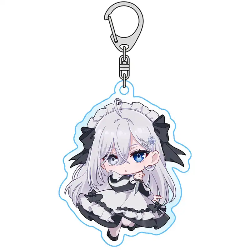 Playing Death Games to Put Food on the Table Anime Su Wanqing Lin Xinyue Acrylic Pendant Keychains Accessories Toys Gifts