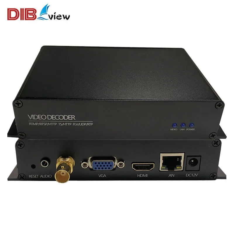 OTV-M40S جهاز فك ترميز صغير محمول 4k sdi h.265 rtmp TV NDI لنظام الفندق