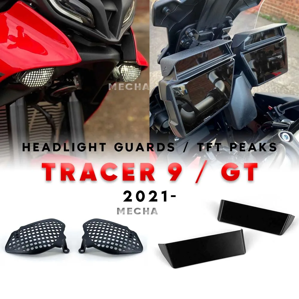 

FOR Yamaha Tracer 9 GT 2021 LOWER HEADLIGHT GUARDS Tracer9GT TFT Peaks