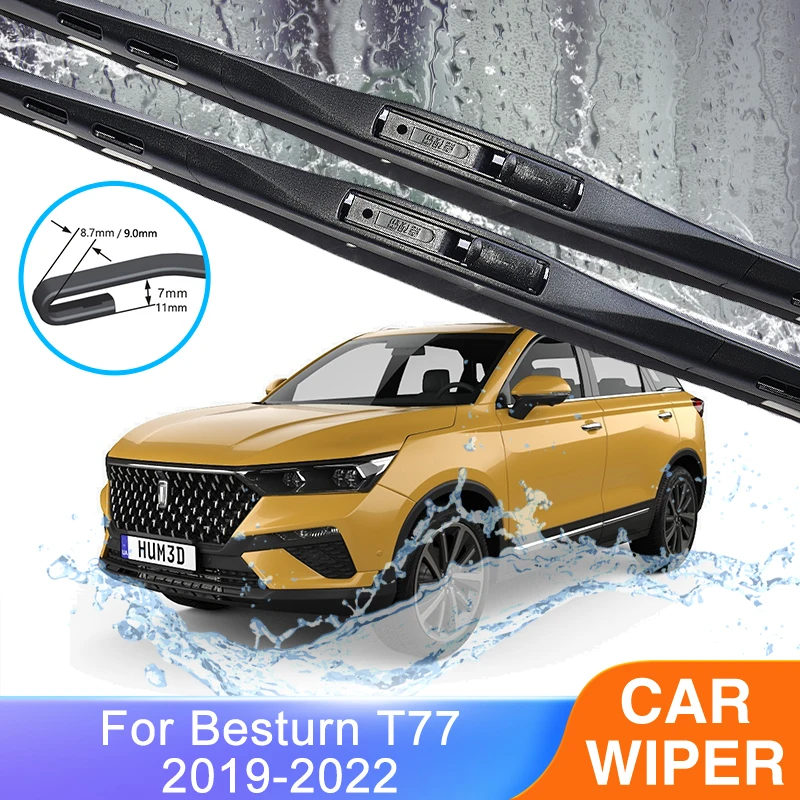 

For Bestune Besturn T77 FAW X60 2019 2020 2021 2022 Front Wiper Blade Brushes Cutter Windshield Windscreen Windows Accessories