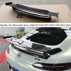 Carbon Fiber Spoiler For Mercedes Benz AMG GT GTS GTC GTR C190 2015-2023 High Quality Rear Wing Trunk Lip Refits GTC Splitter