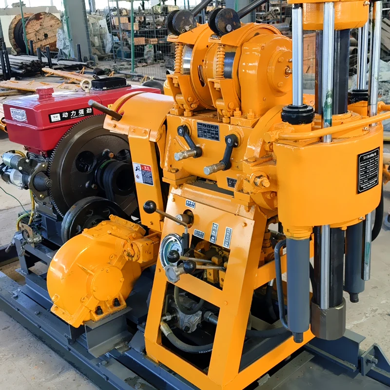 Customized XY Series Rock Core Drill 130m 150m 200m Deep Hole Geological Exploration Water Well Rig with Pump Engine Motor Gear