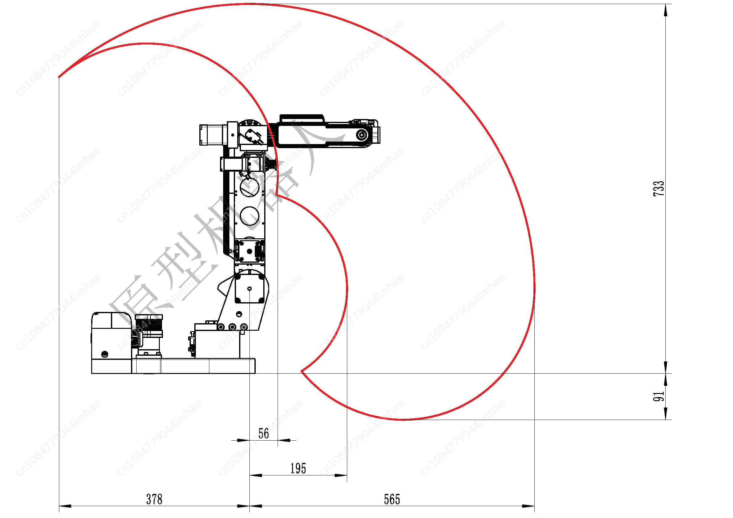 Robotic arm cost-effective research AR4 six-axis robot ROSmoveit open source AI education and training University training