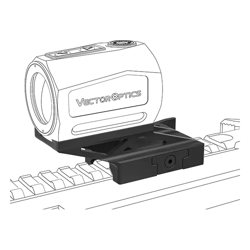 Vector Optics Scrapper 1X25 Cantilever Quick Release Riser Mount for Picatinny Rail