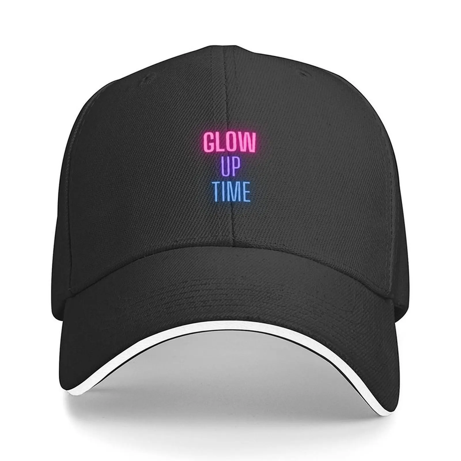 

GLOW UP TIME - розовая, фиолетовая, синяя бейсболка, уличная одежда, шляпа дальнобойщика, вечерние шляпы, шляпа для гольфа, мужская, женская, 2025 г., мужская