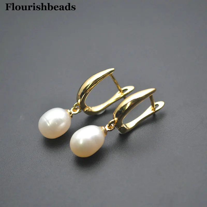 Wholesale 5pairs Natural Freshwater Pearl Water Drop Dangle Earrings Fashion Woman Party Jewelry