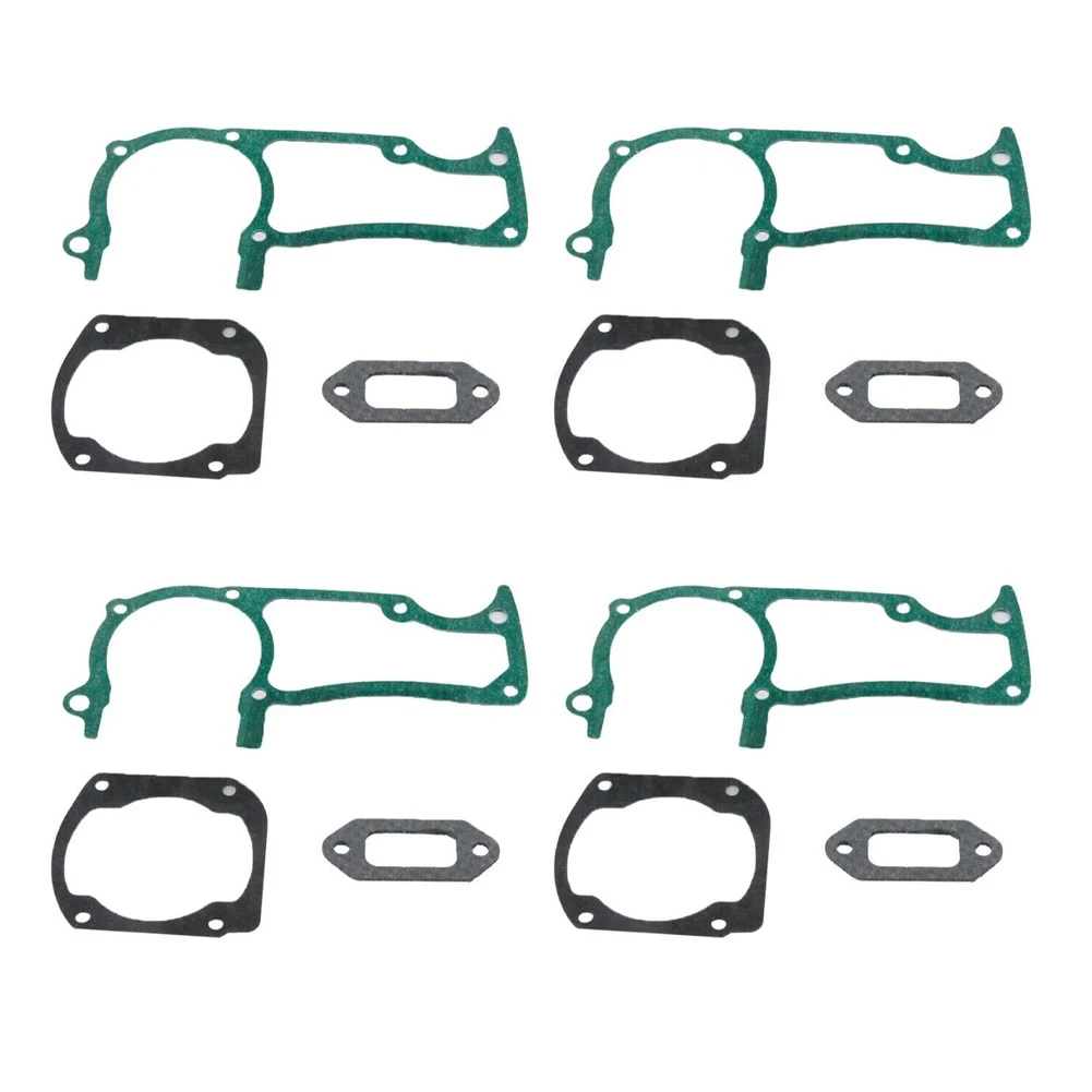 4 Piece Crankcase Cylinder Muffler Gasket Set for Models For 362 365 371 371XP and 372XP Designed for Long Lasting Use
