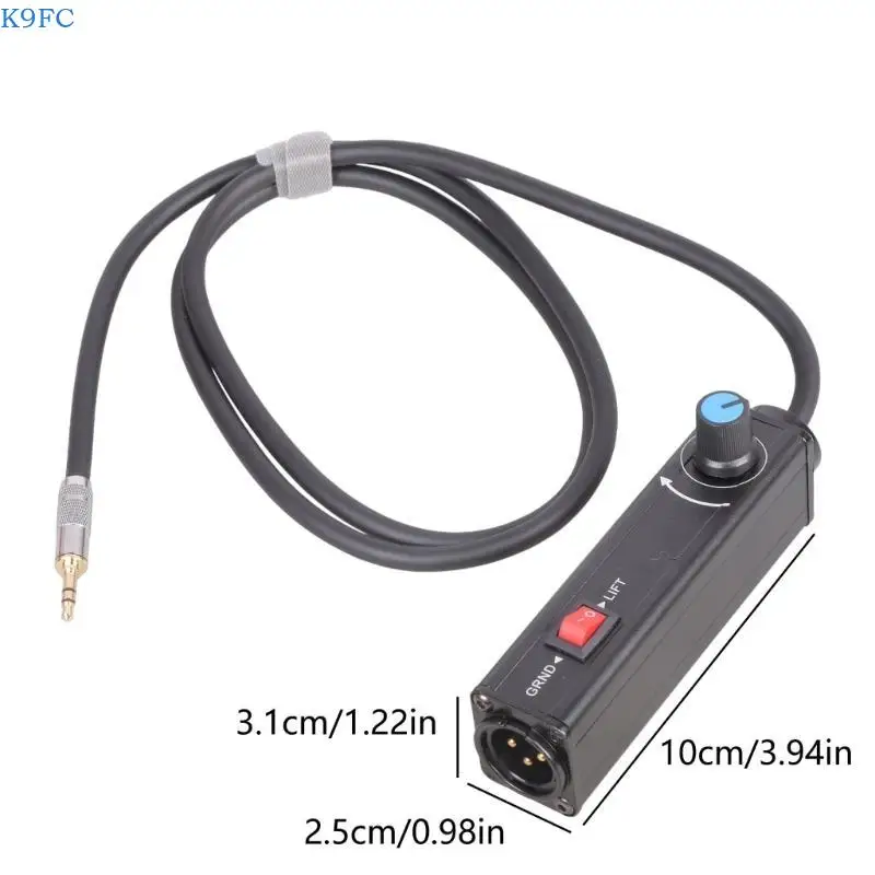 K9FC Speaker Line 3.5mm Aux Noise Filter Ground Noise Isolator for Car view 6