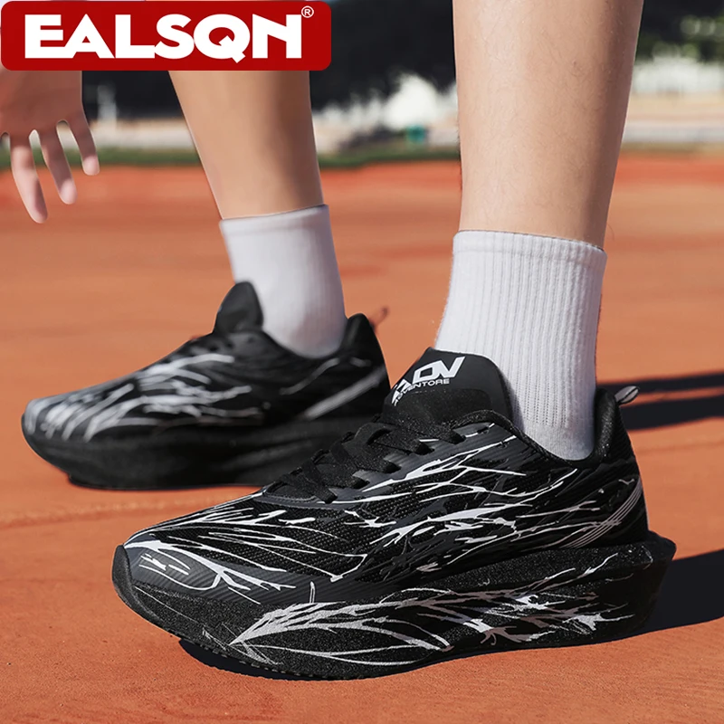 أحذية رياضية للتدريب للرجال في الهواء الطلق أحذية رياضية شبكية قابلة للتنفس أحذية ركض مبطنة خفيفة مضادة للانزلاق أحذية تنس كاجوال للزوجين #1