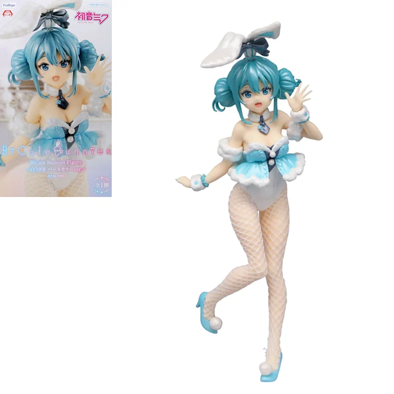 

Original Furyu Hatsune Miku Bunny Girl Cartoon Action Figure Anime Figure Model Doll Toys Gift NEW For Children About 30cm