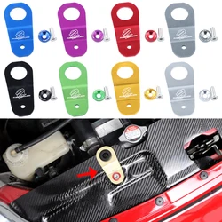 JDM Racing Style Aluminum Radiator Stay Mounting Bracket with Washer Kit For Honda civic EK AP DC 96- 00 With Logo