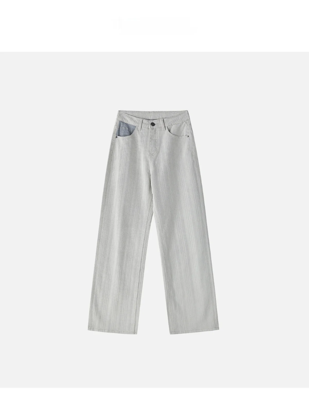 

JINGJING2025 Новые хлопковые джинсы с прямыми штанинами «Role Power» Текстурированный вязаный дизайн Уникальные весенние женские джинсы