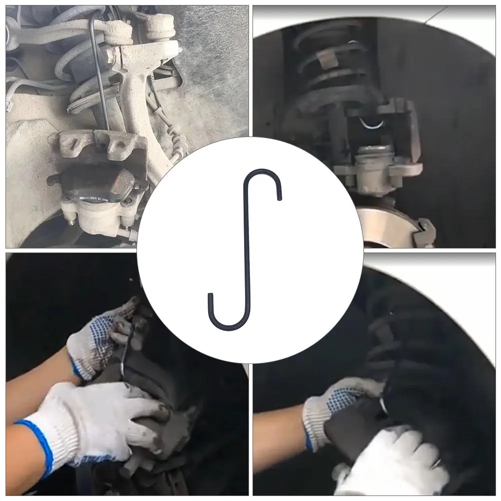 

2Pcs Heavy-Duty Steel Brake Caliper Hanger for Car Repair Holds Calipers Safely during Wheel Bearing Brake Suspension Service