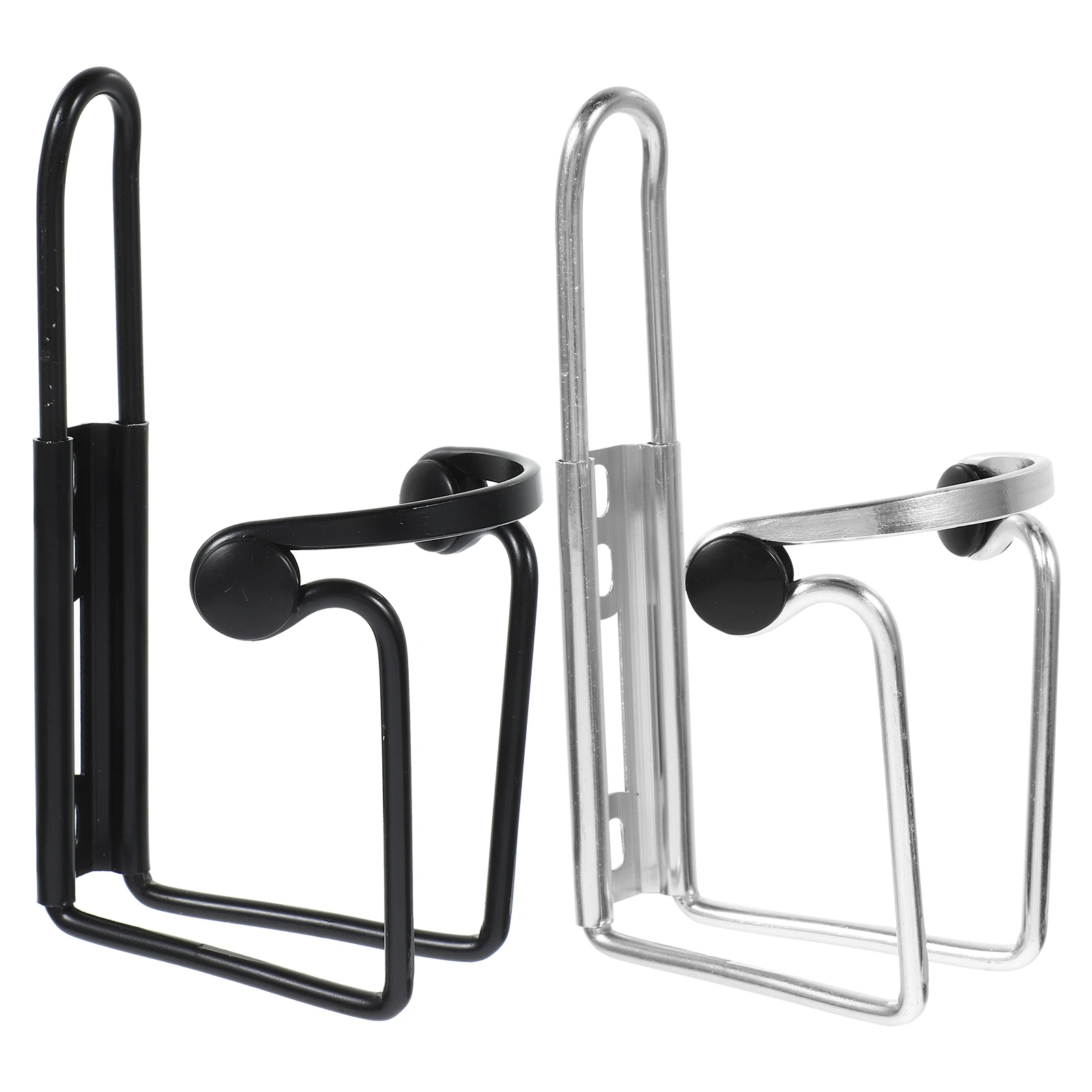 

2 pcs Water Bottle Holder Durable Aluminum Bike Cycling Cage Standard Kettle Mountain Road Folding Bicycles Smooth No Scratch