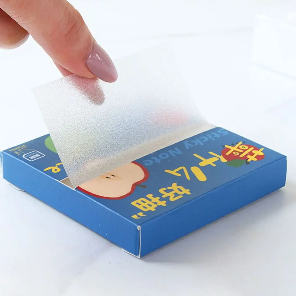 100Sheets Multipurpose Pull-out Type Sticky Notes Self-Adhesive Pearlescent Memo Pad Paper Planner Sticker School Supplies