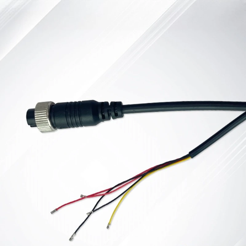 

4P aviation male and female head and tail wire waterproof power cable outdoor solar 4 core wire plug docking cable