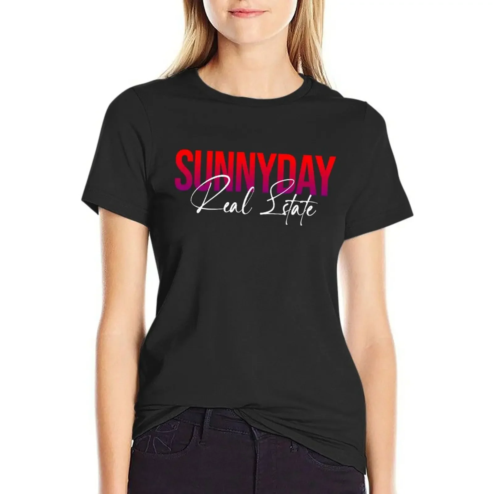 

Sunny Day Real Estate T-Shirt sublime plus sizes animal print shirt for girls workout shirts for Women loose fit