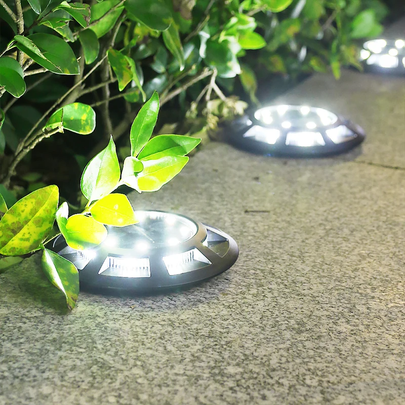 

Pop Solar Ground Light With Smart Light Sensor, LED Path Lights For Garden Yard Stairs