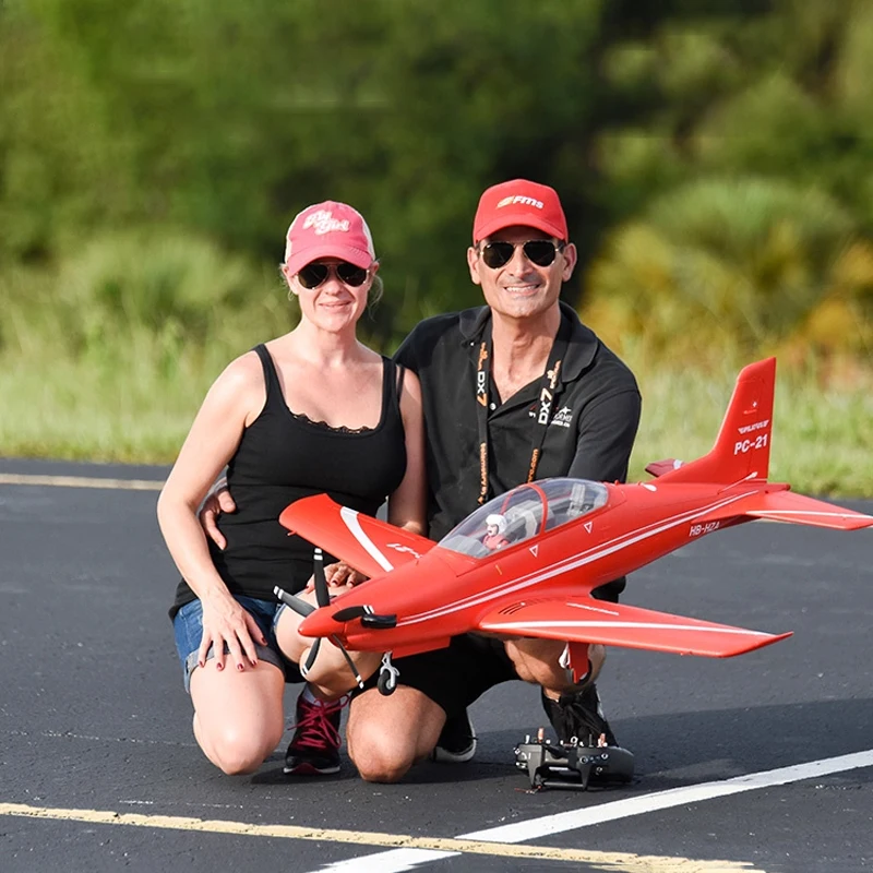 FMS 1100mm PC-21 RC Airplanes Pilatus Electric Model Outdoor Assembled Charging Remote Control Fighter Assembled Foam Plane Toy