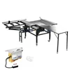 Scie de table coulissante de précision à culbuteur portable, conception sans flexion, adaptée aux sites d'usine 4