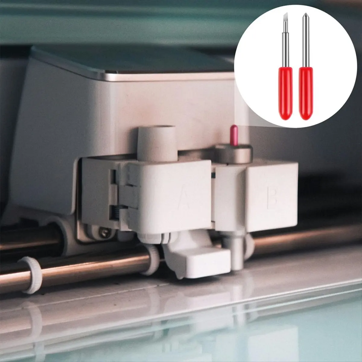 100 Pcs Replacement Blades Compatible Includ 10PCS Fine-Point Blades,80PCS Standard Blaeds and 10PCS Deep Cutting Blades