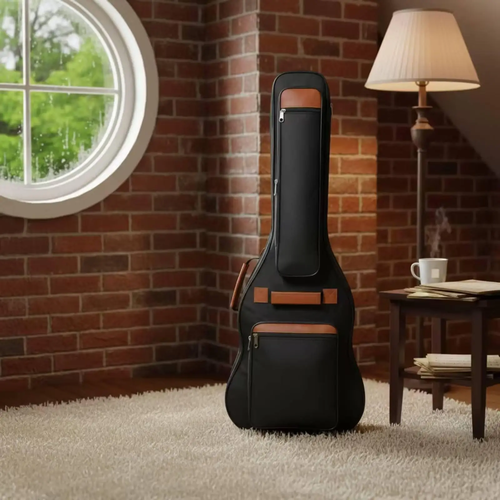 Electric Guitar Gig Bag Portable Electric Guitar Bag Adjustable for Guitarists