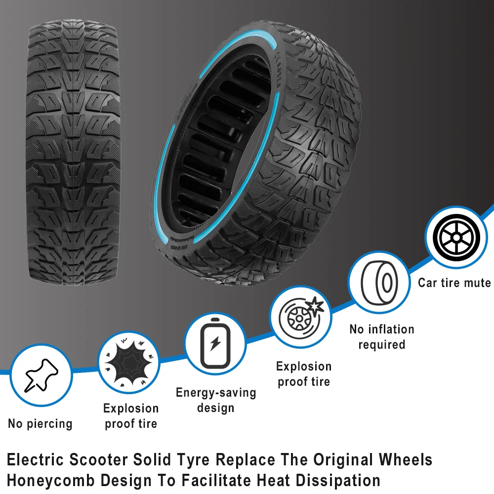 8,5 Zoll Offroad-Vollreifen für dualtron mini-beständige schlauch lose Reifen für Speedway-Leger-Elektro roller 8,5x2,5 Gummireifen – Detail 2