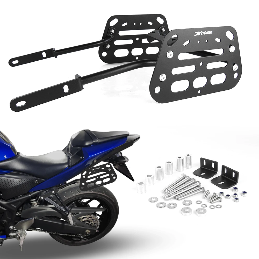 For Yamaha YZF-R3 2015 2016 2017 2018 2019 2020 2021 2022 2023 2024 2025 Saddlebag Support Racks Mounting Brackets Pannier Racks