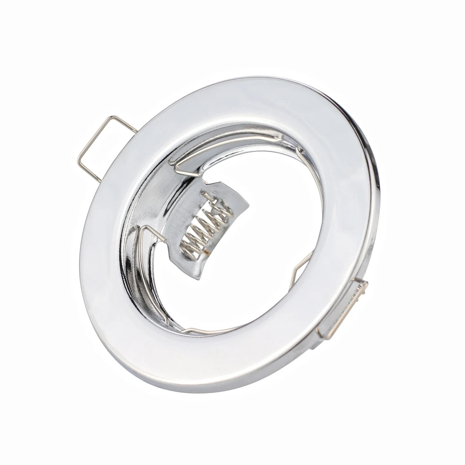 JOYINLED 1/6PCS GU10 Round Recessed Downlight Frame Spotlight Trim 55mm Cutout Ceiling Lamp Holder Base Mount Fixture