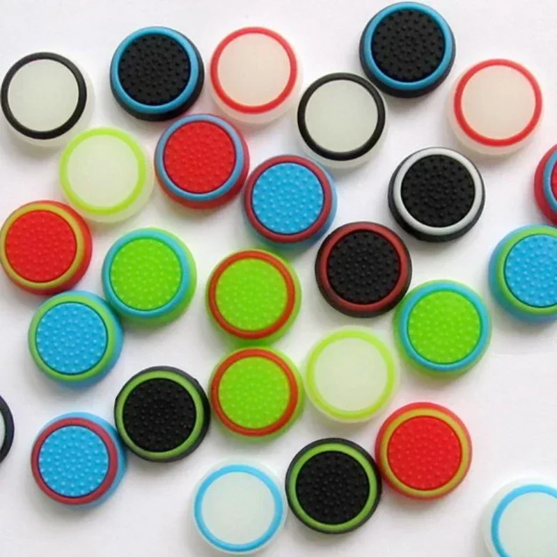 20pcs/lot Mix Colors Silicone Cap Luminous Thumb Stick Grip Caps for Ps4 for Ps5 for Xboxone for Series S X Joystick Controller