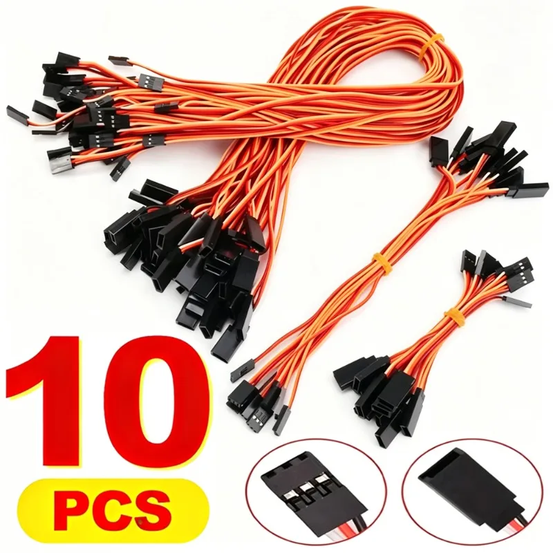 15cm 30-Core Servo Extension Cable Cord JR Female Male Lead Wire Connector for RC Futaba Airplanes Remote Control Cables New