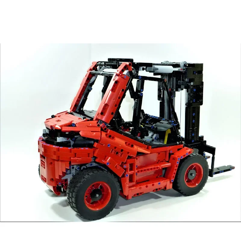 MOC-125253 Wózek Widłowy Transportowy Model Klocków Konstrukcyjnych 2604 Części MOC Kreatywne Chłopcy Dzieci Urodziny Klocki Zabawki Prezenty